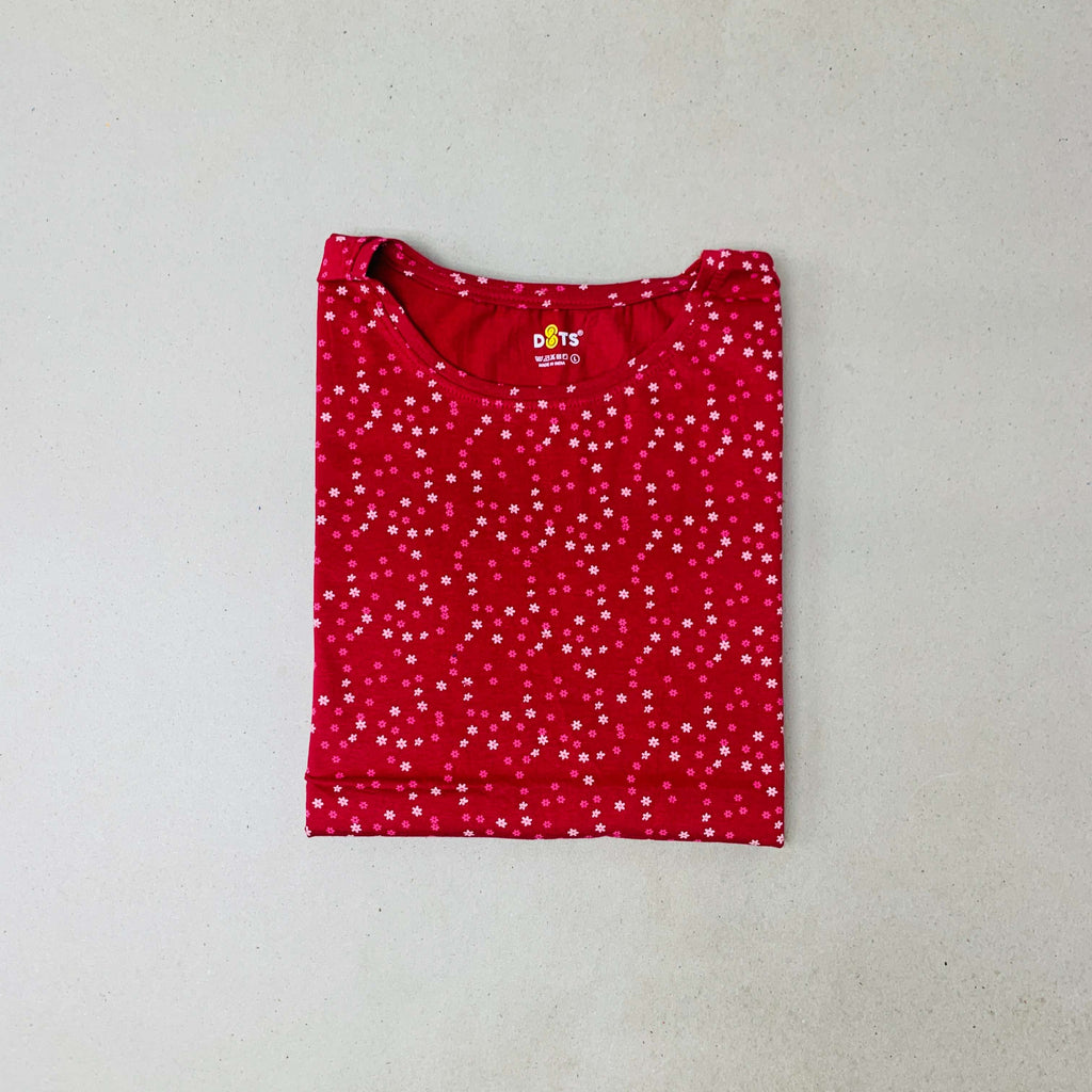 Dots Ladies Printed T-Shirt