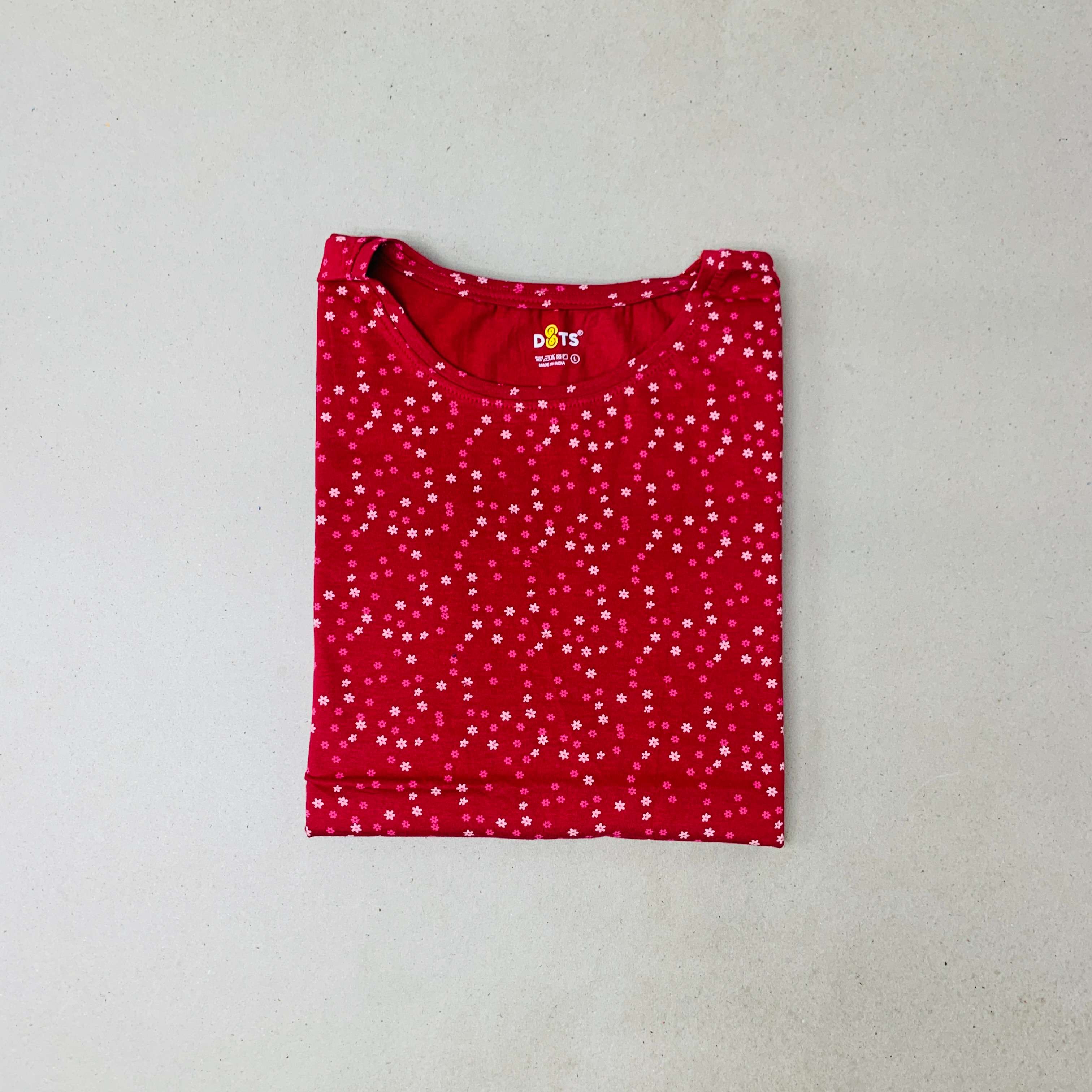 Dots Ladies Printed T-Shirt
