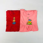 C Line Pretty Frock Combo Pack Of 2
