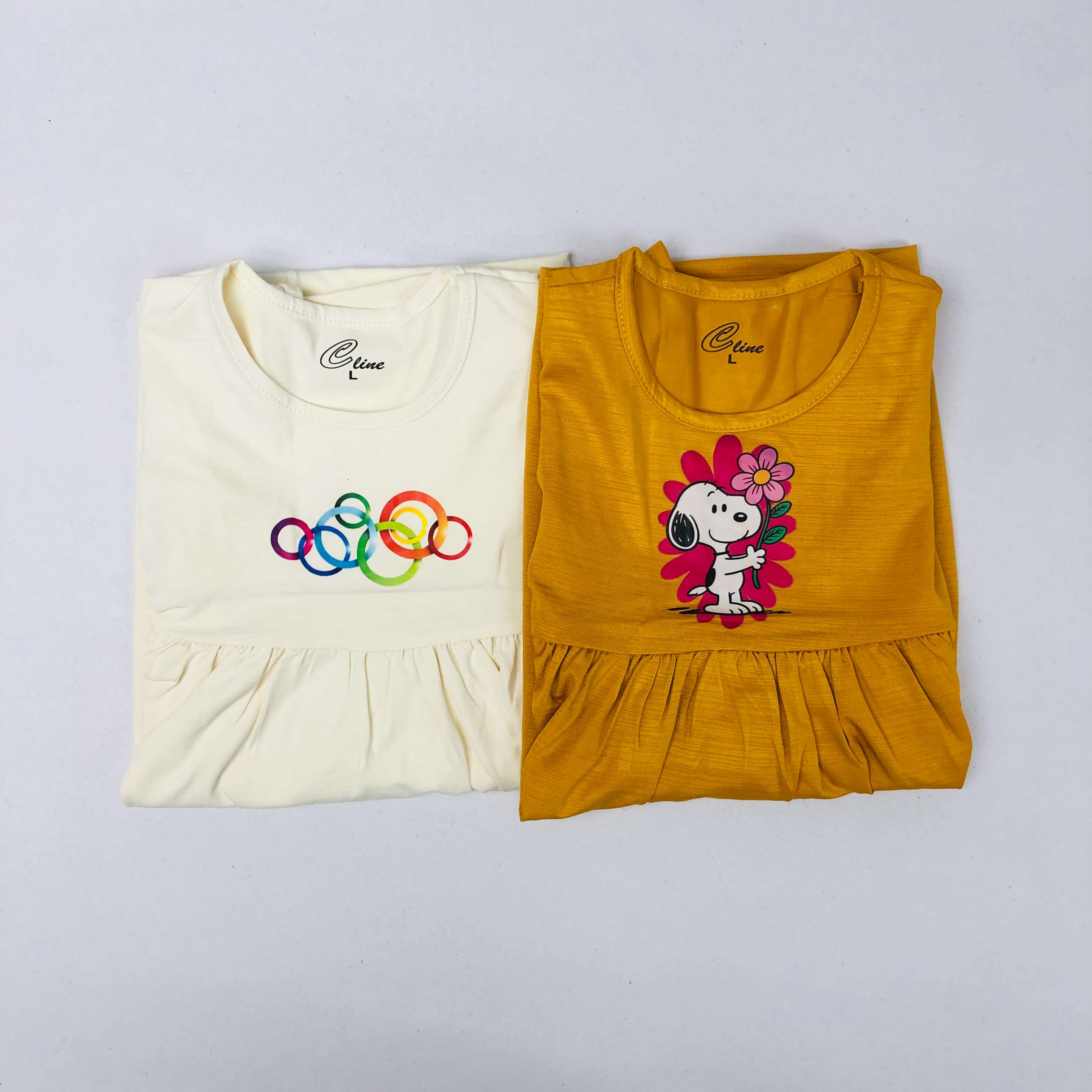 C Line Pretty Frock Combo Pack Of 2