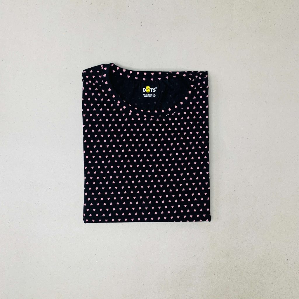 Dots Ladies Printed T-Shirt