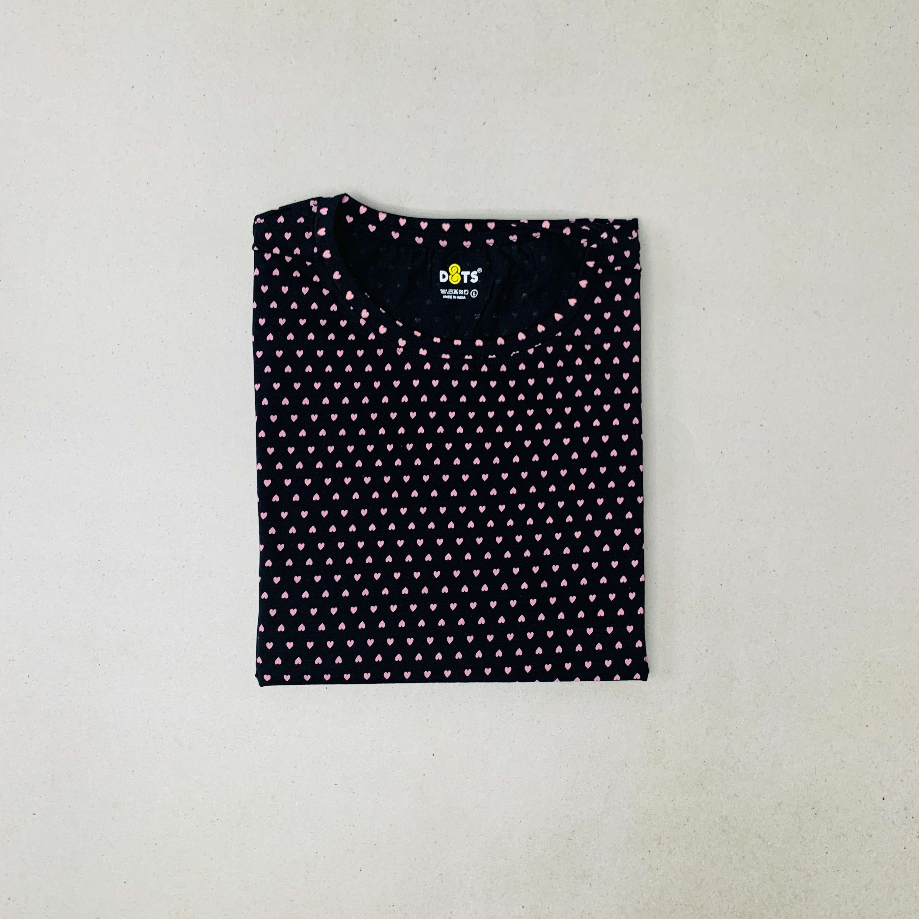 Dots Ladies Printed T-Shirt