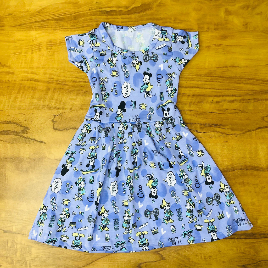 Mini Blossom Frock Combo Pack Of 2