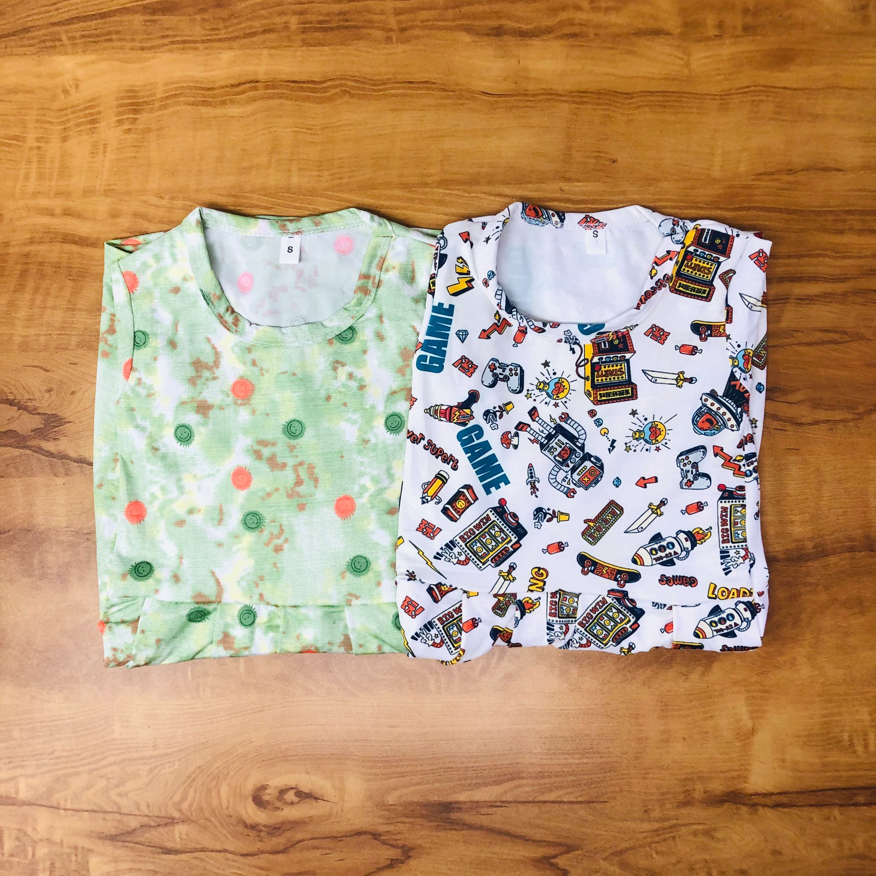 Mini Blossom Frock Combo Pack Of 2