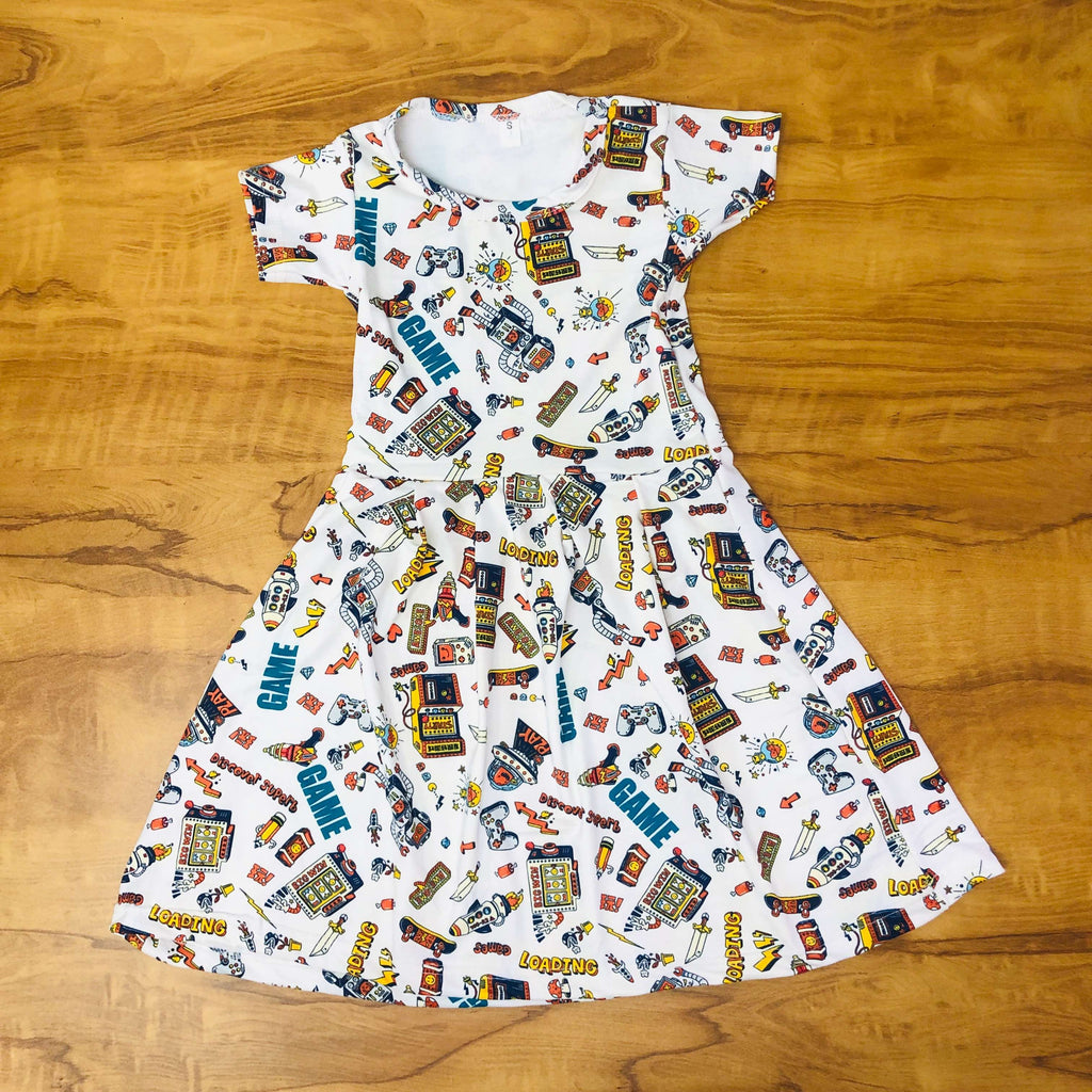 Mini Blossom Frock Combo Pack Of 2