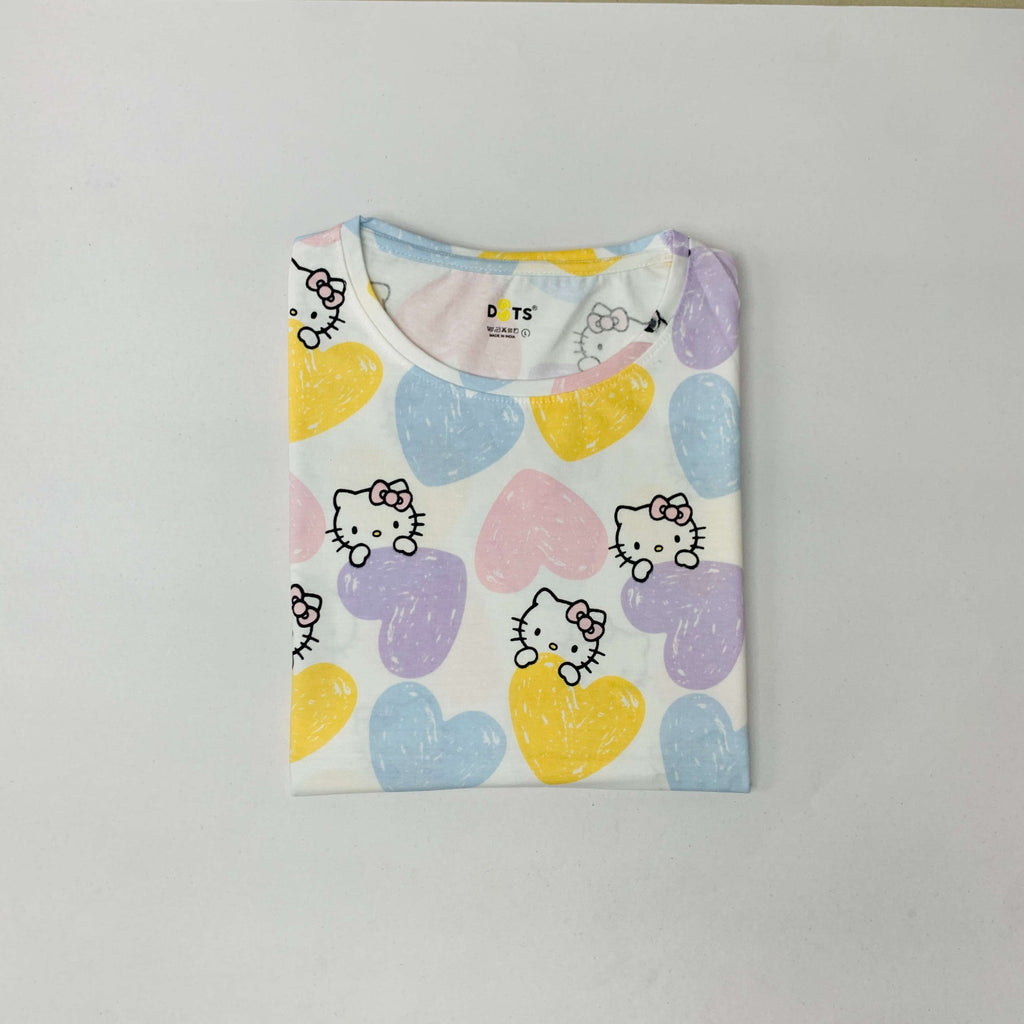 Dots Ladies Printed T-Shirt