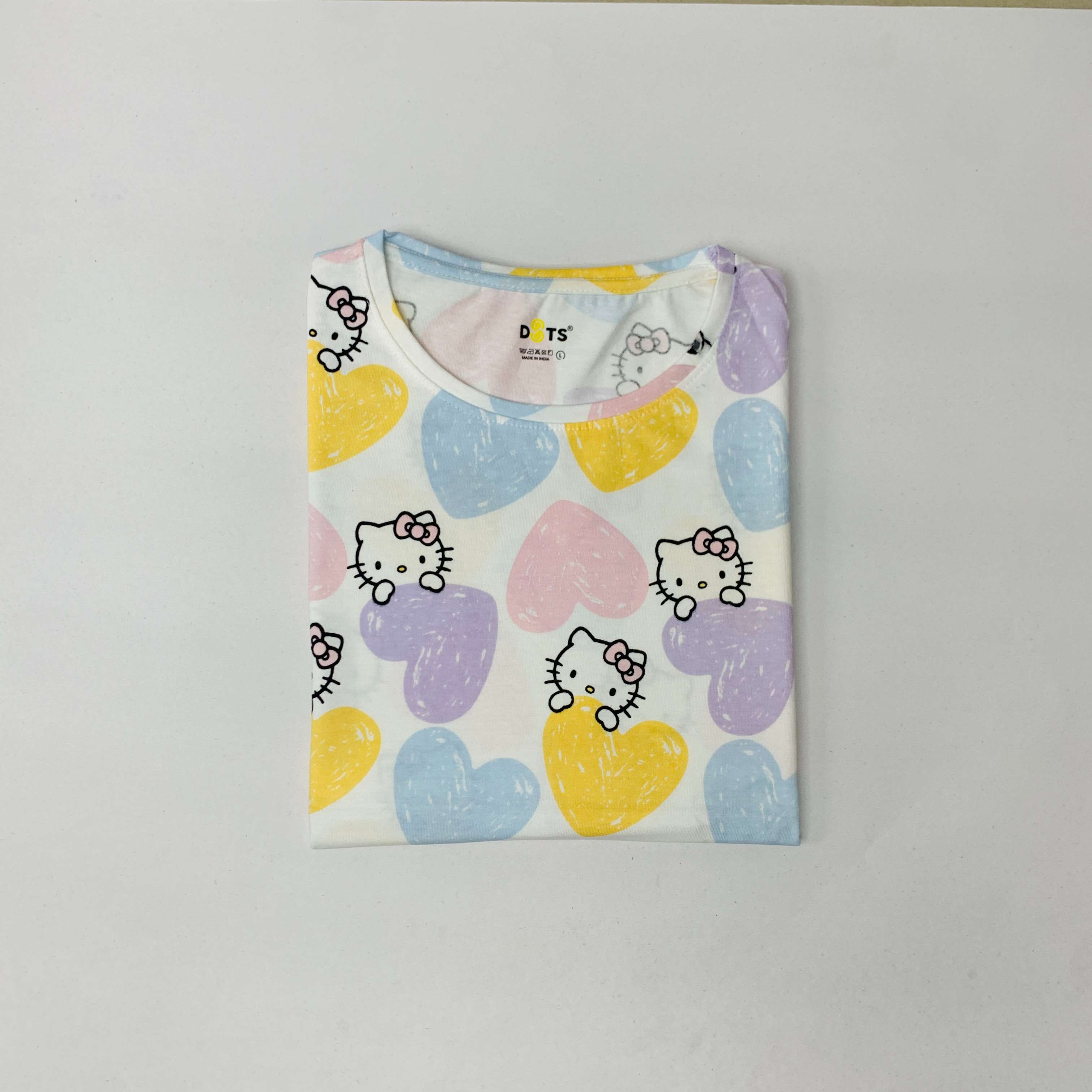 Dots Ladies Printed T-Shirt