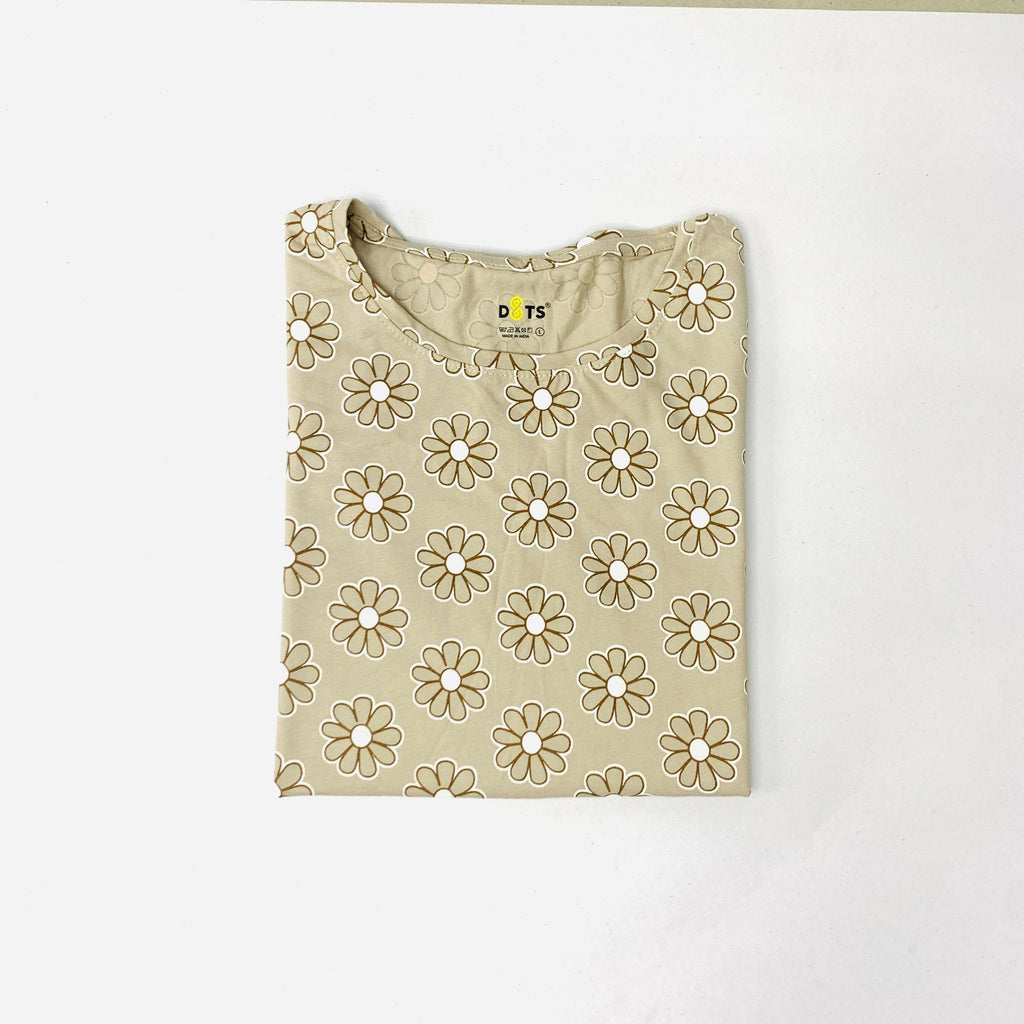 Dots Ladies Printed T-Shirt