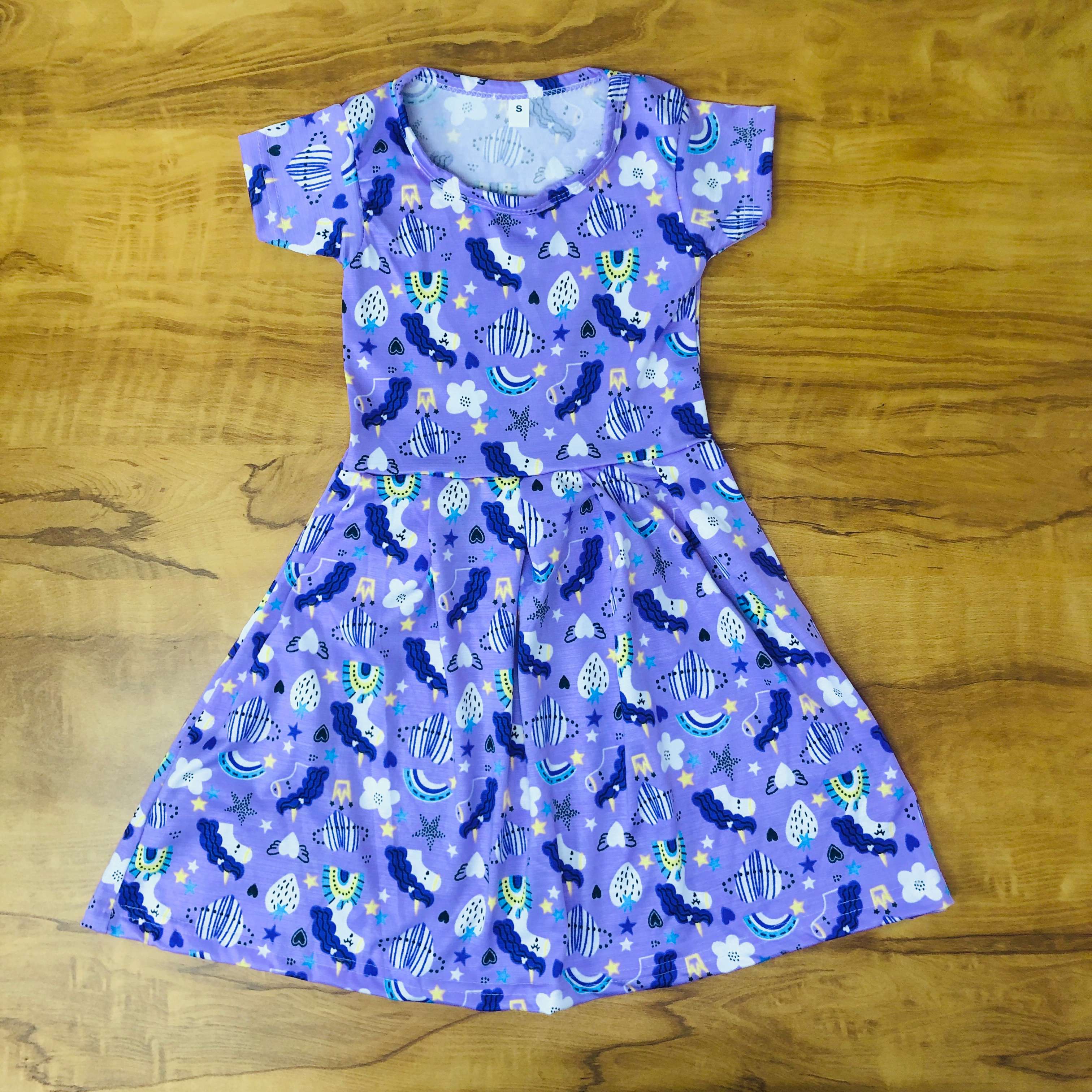 Mini Blossom Frock Combo Pack Of 2