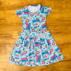 Mini Blossom Frock Combo Pack Of 2