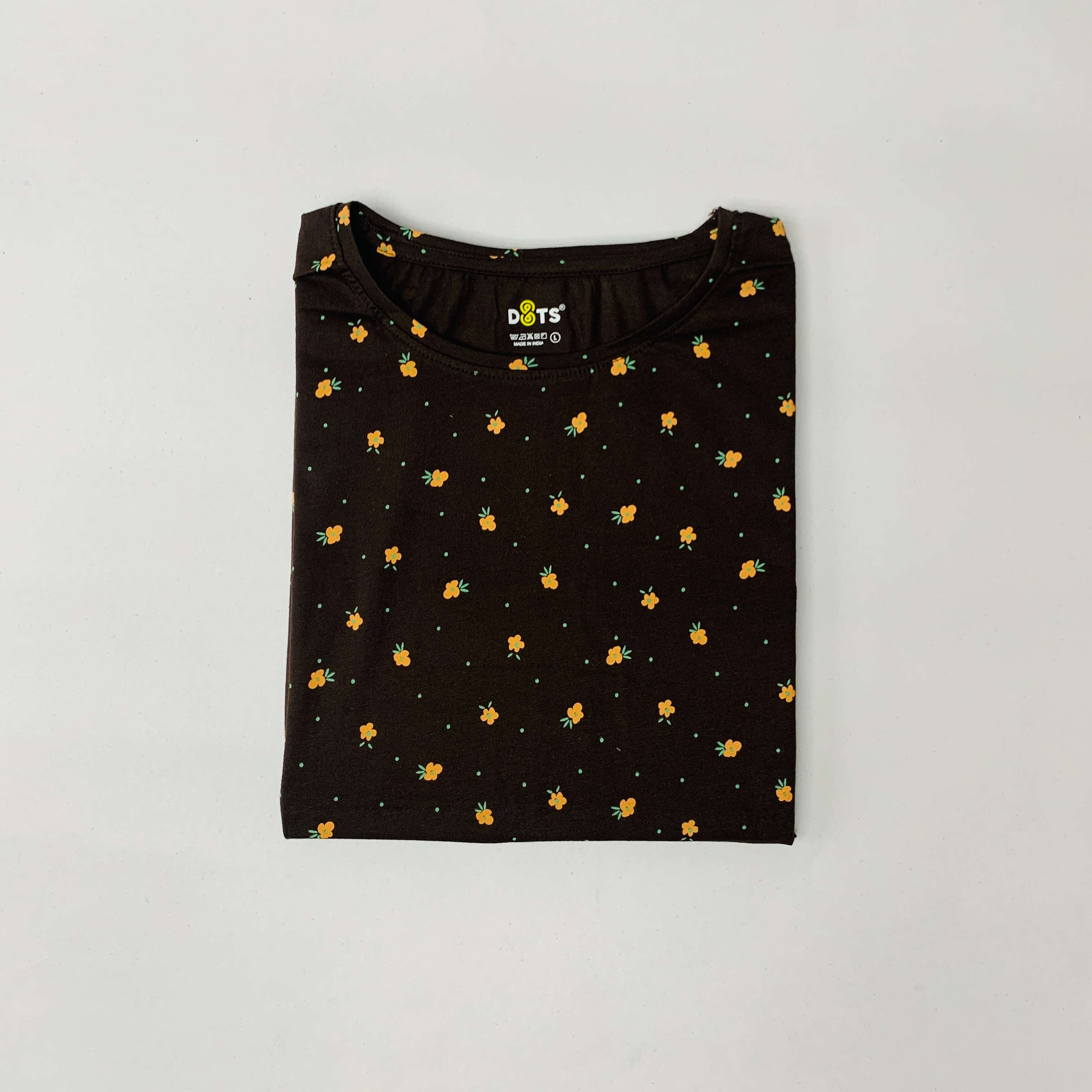 Dots Ladies Printed T-Shirt