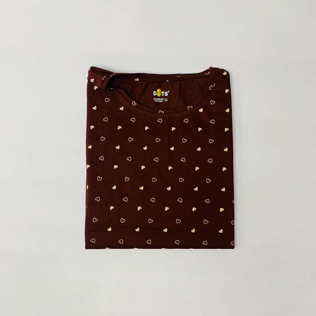 Dots Ladies Printed T-Shirt