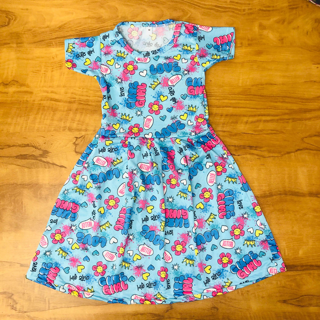 Mini Blossom Frock Combo Pack Of 2