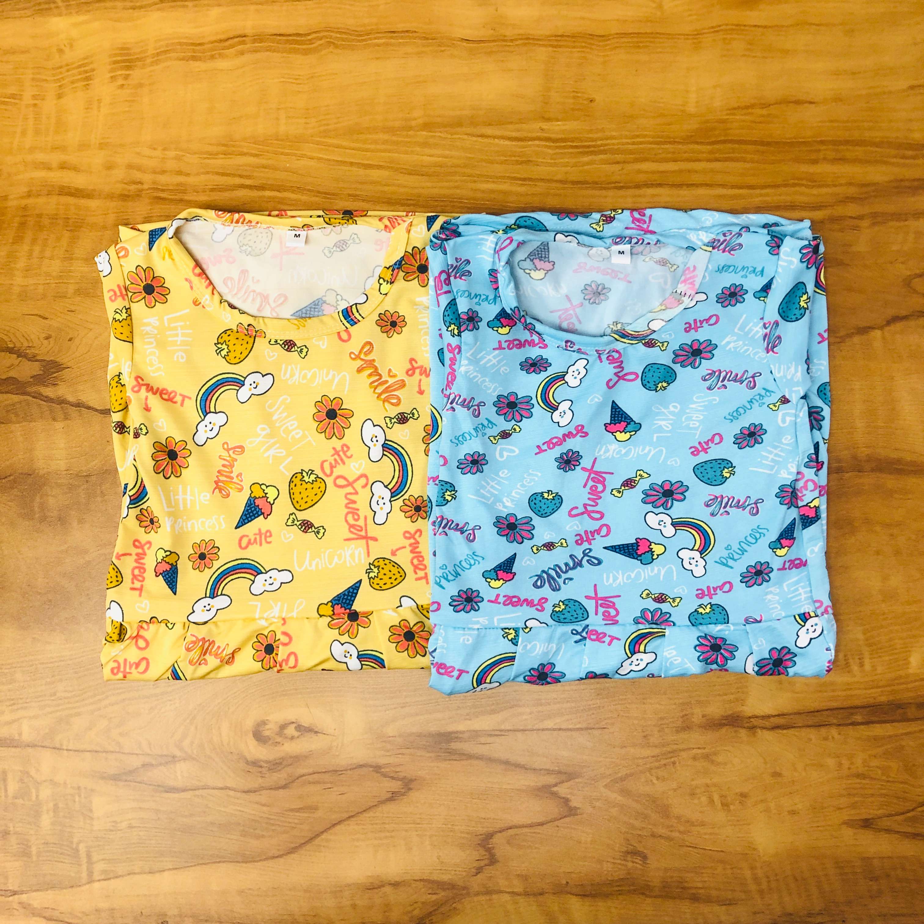 Mini Blossom Frock Combo Pack Of 2