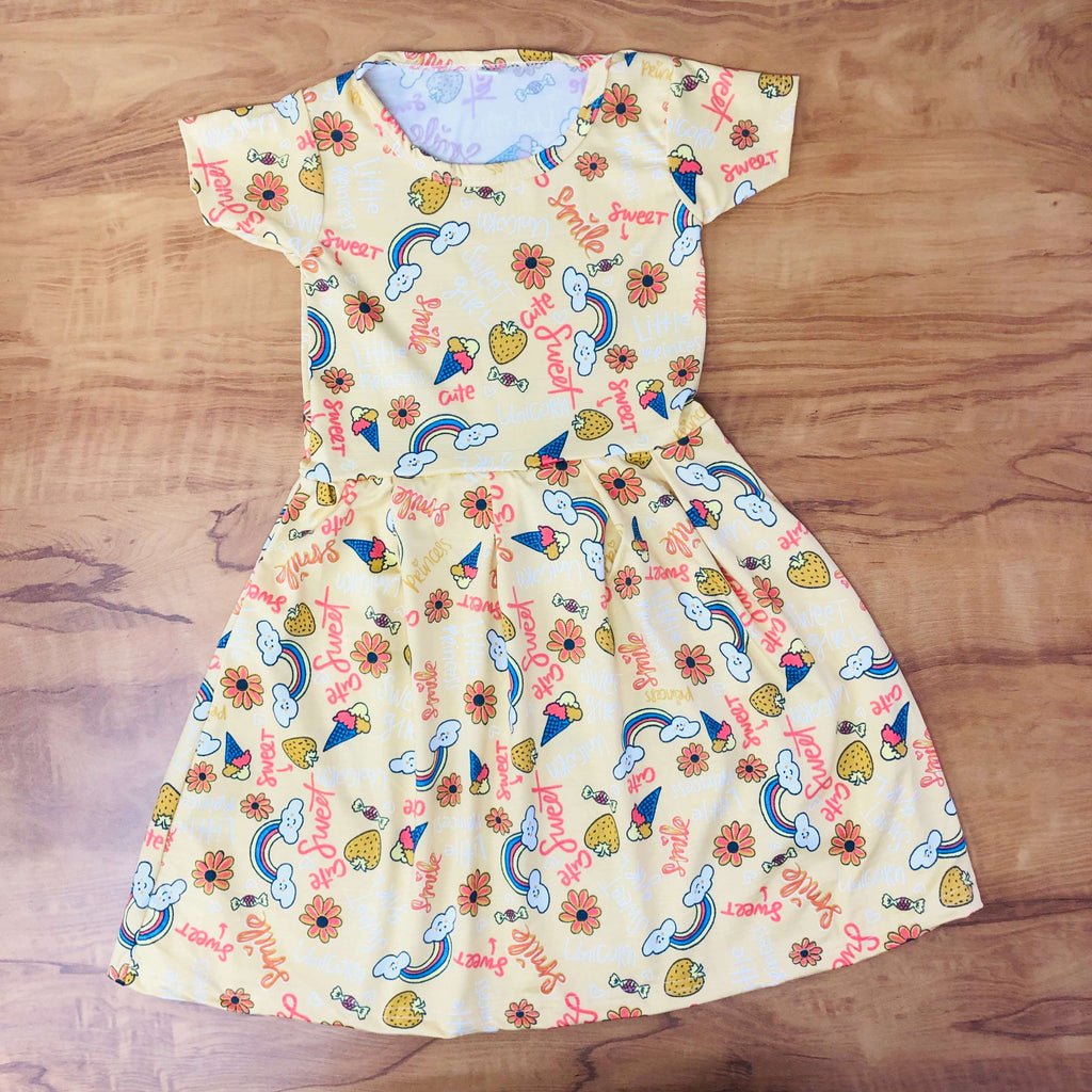 Mini Blossom Frock Combo Pack Of 2