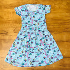Mini Blossom Frock Combo Pack Of 2