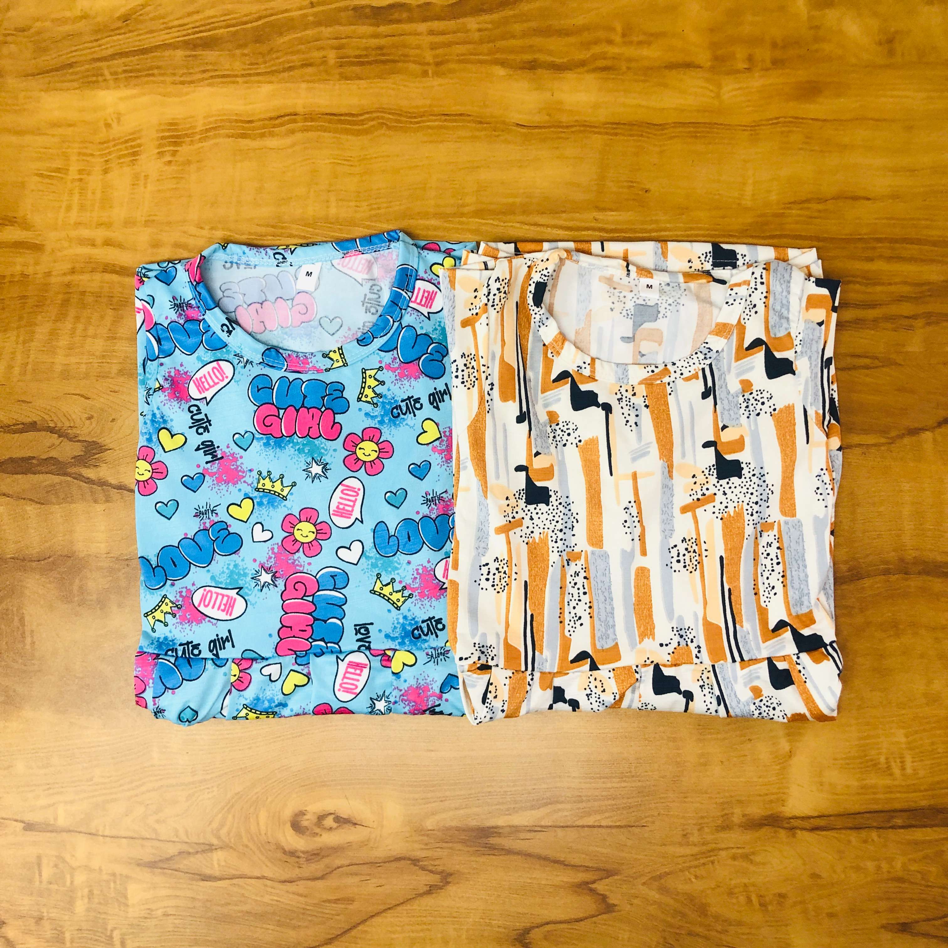 Mini Blossom Frock Combo Pack Of 2