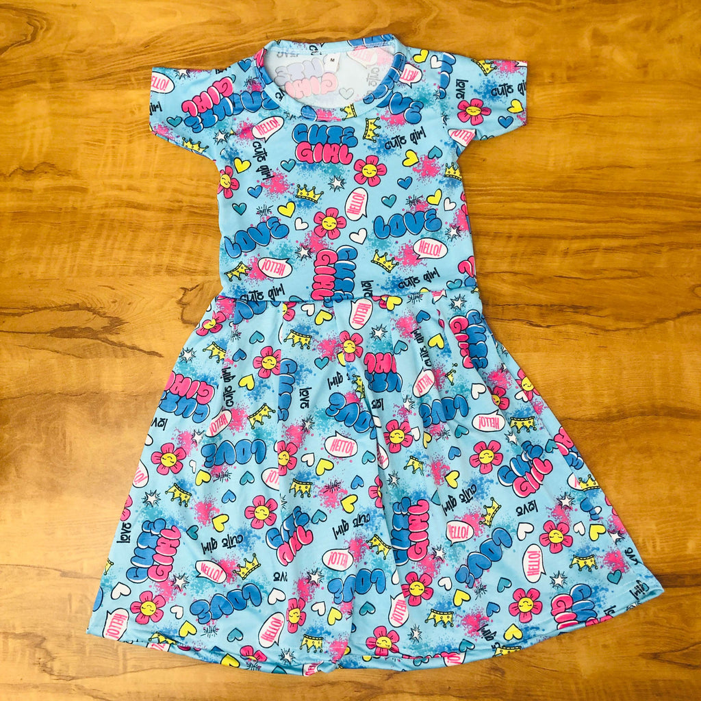 Mini Blossom Frock Combo Pack Of 2