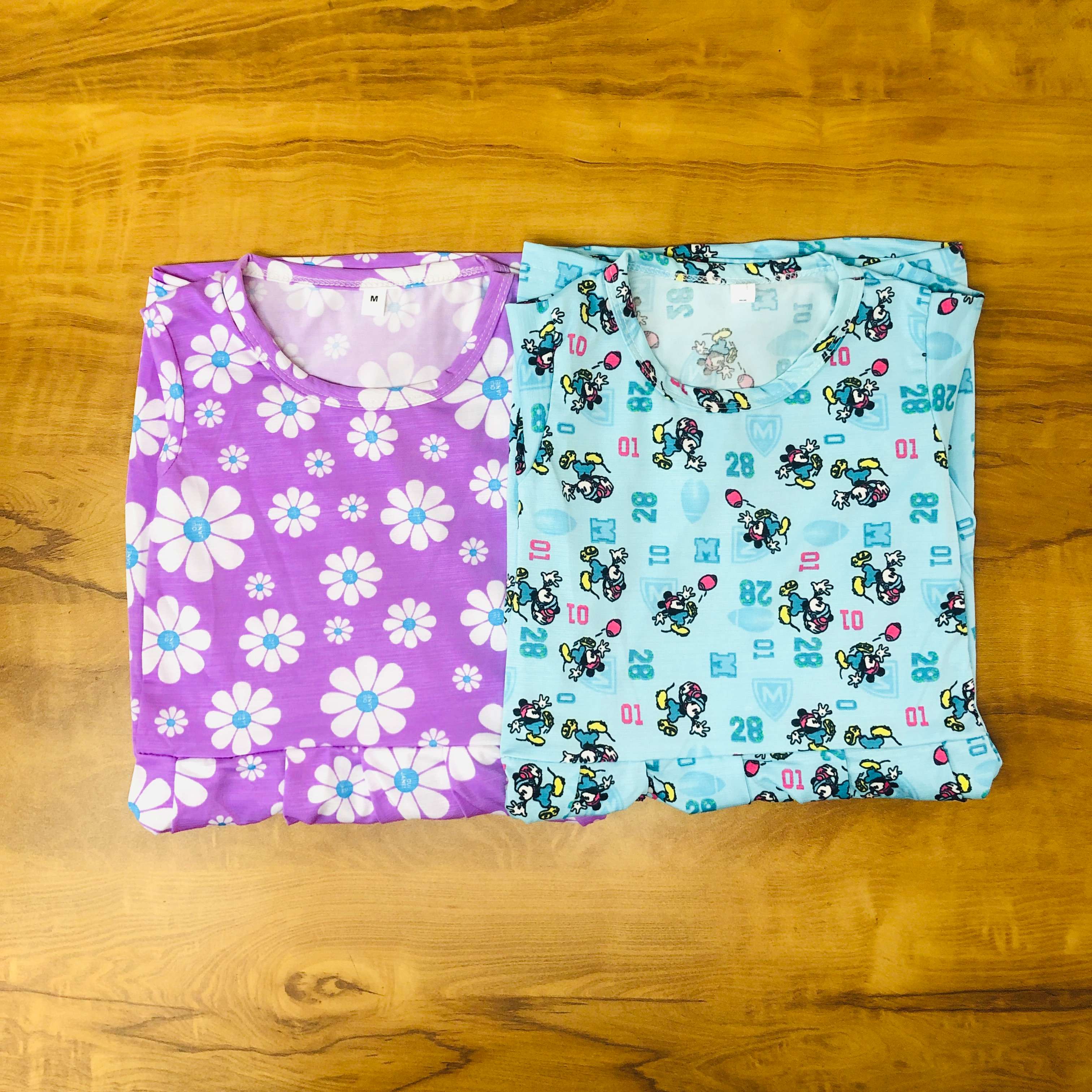 Mini Blossom Frock Combo Pack Of 2