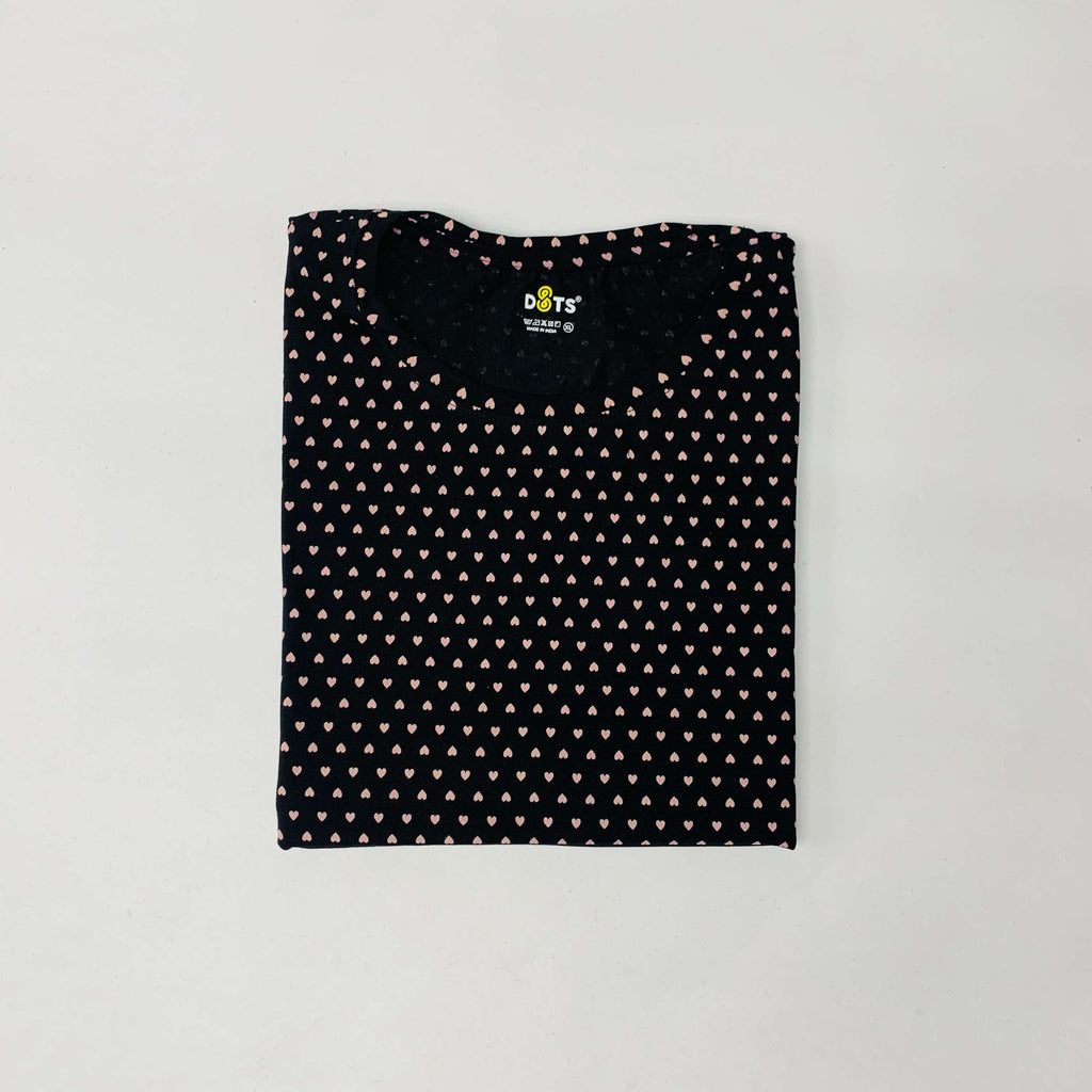 Dots Ladies Printed T-Shirt