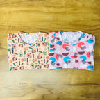 Mini Blossom Frock Combo Pack Of 2