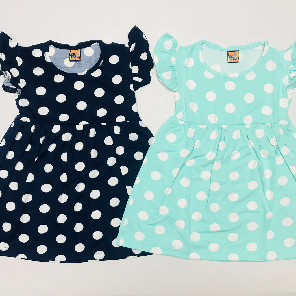 Dotted Frock Pack Of 2