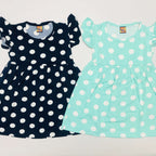 Dotted Frock Pack Of 2