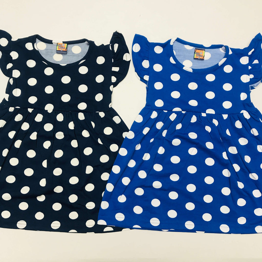 Dotted Frock Pack Of 2