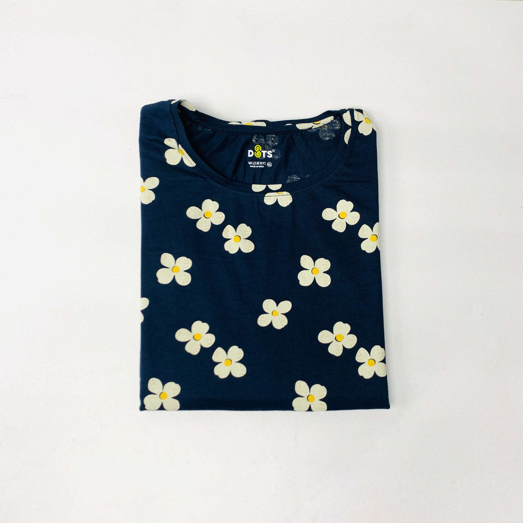 Dots Ladies Printed T-Shirt