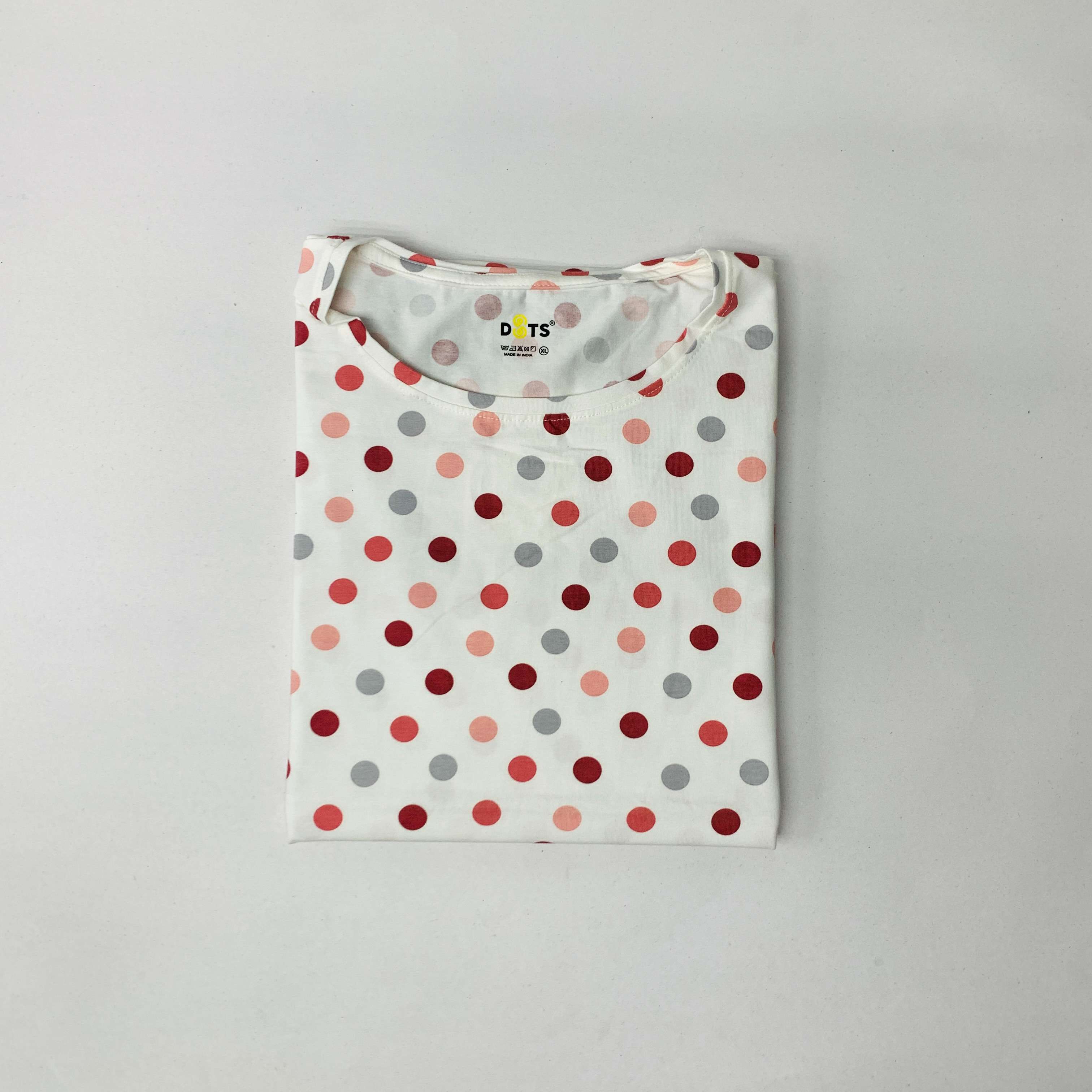 Dots Ladies Printed T-Shirt
