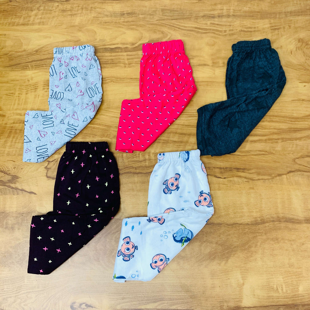 Unisex Kids Pants Pack of 5