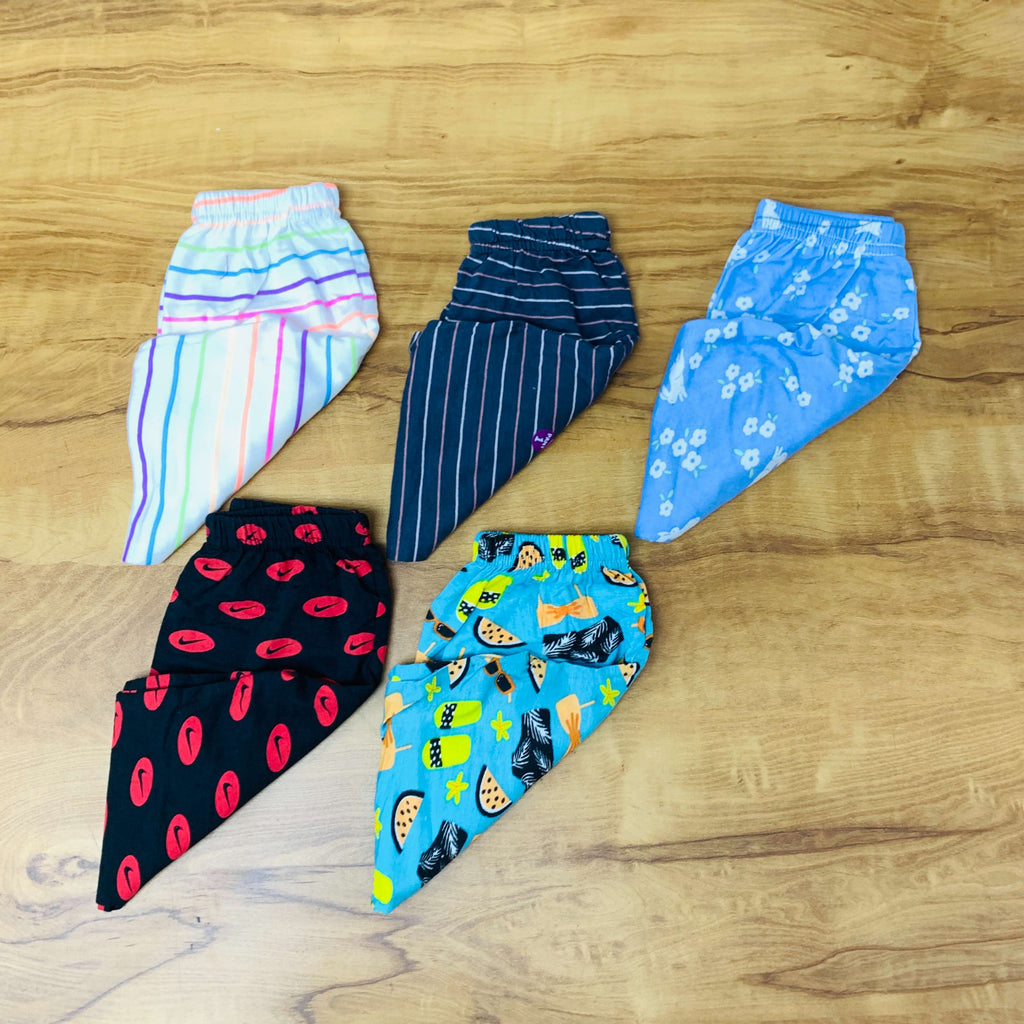 Unisex Kids Pants Pack of 5