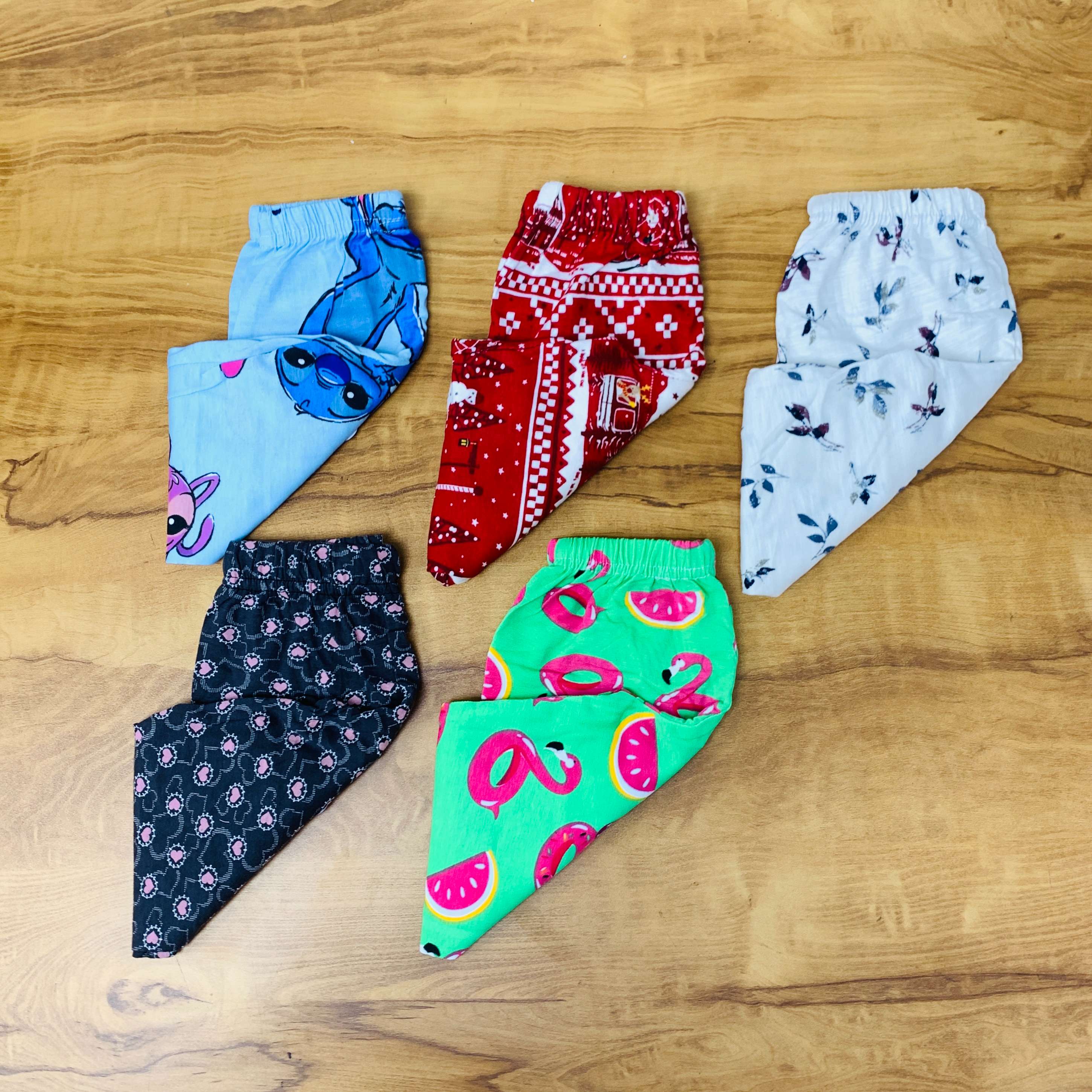 Unisex Kids Pants Pack of 5
