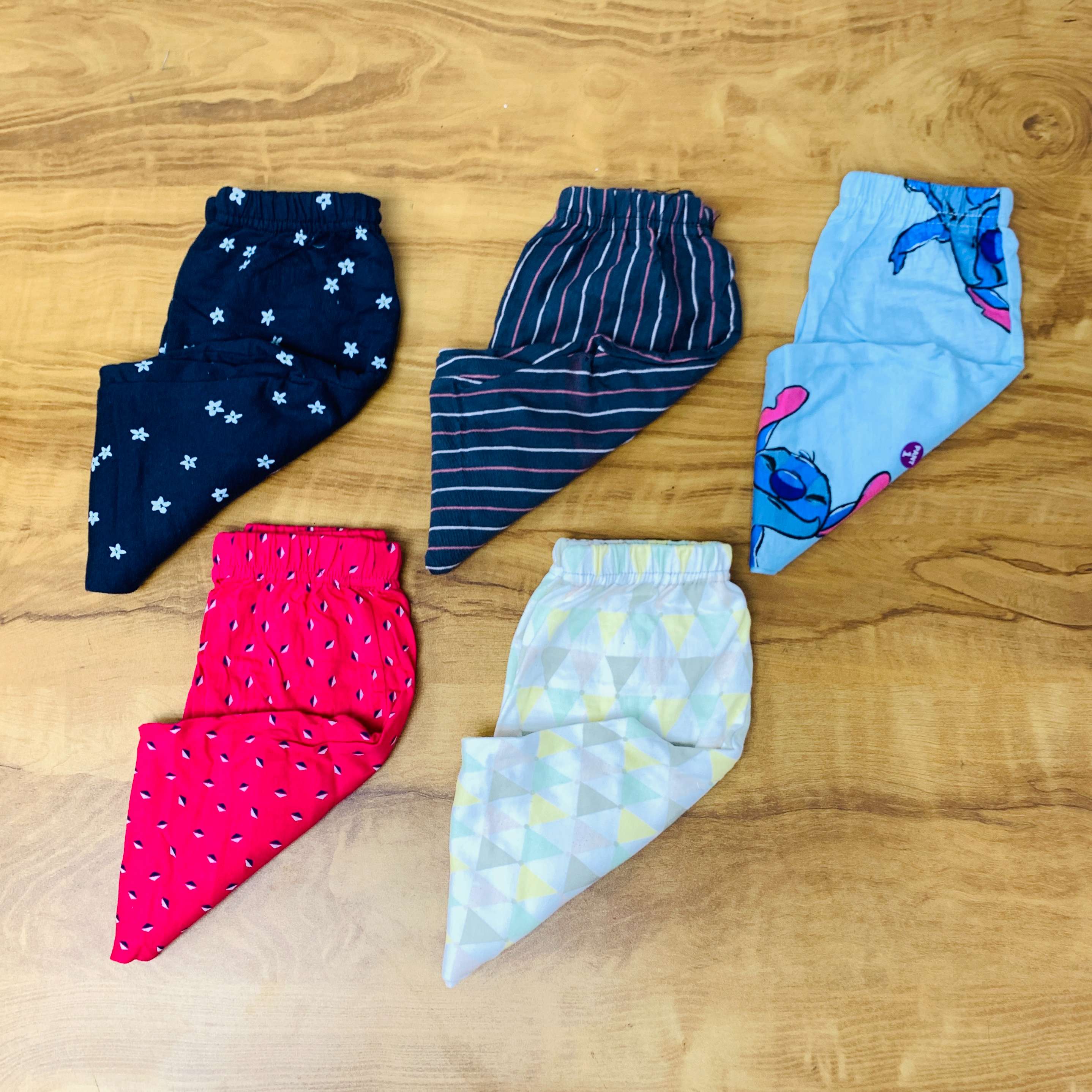 Unisex Kids Pants Pack of 5