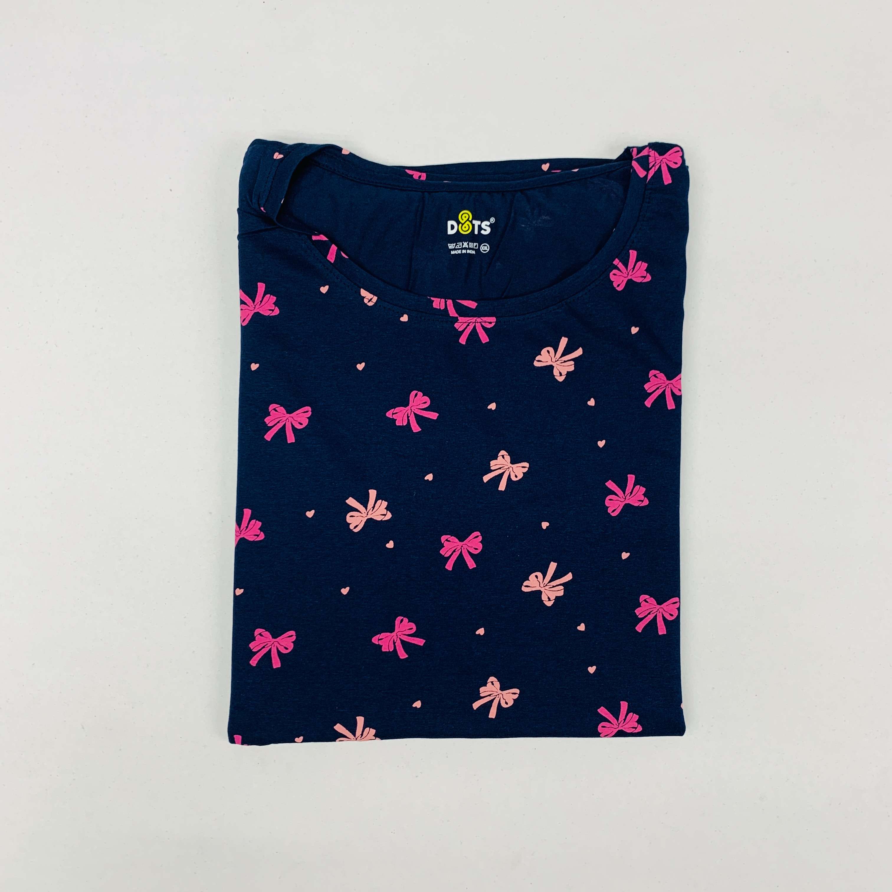 Dots Ladies Printed T-Shirt