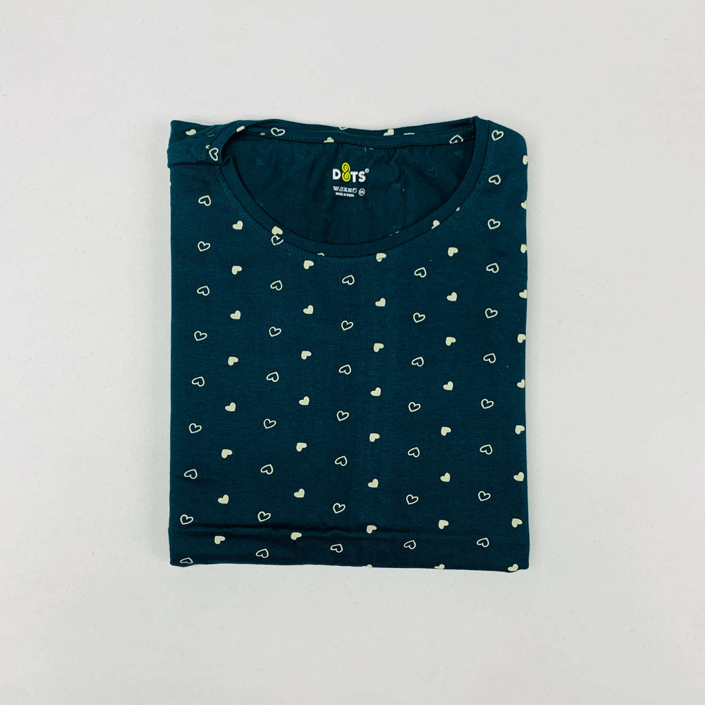 Dots Ladies Printed T-Shirt