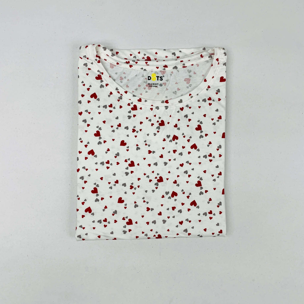 Dots Ladies Printed T-Shirt