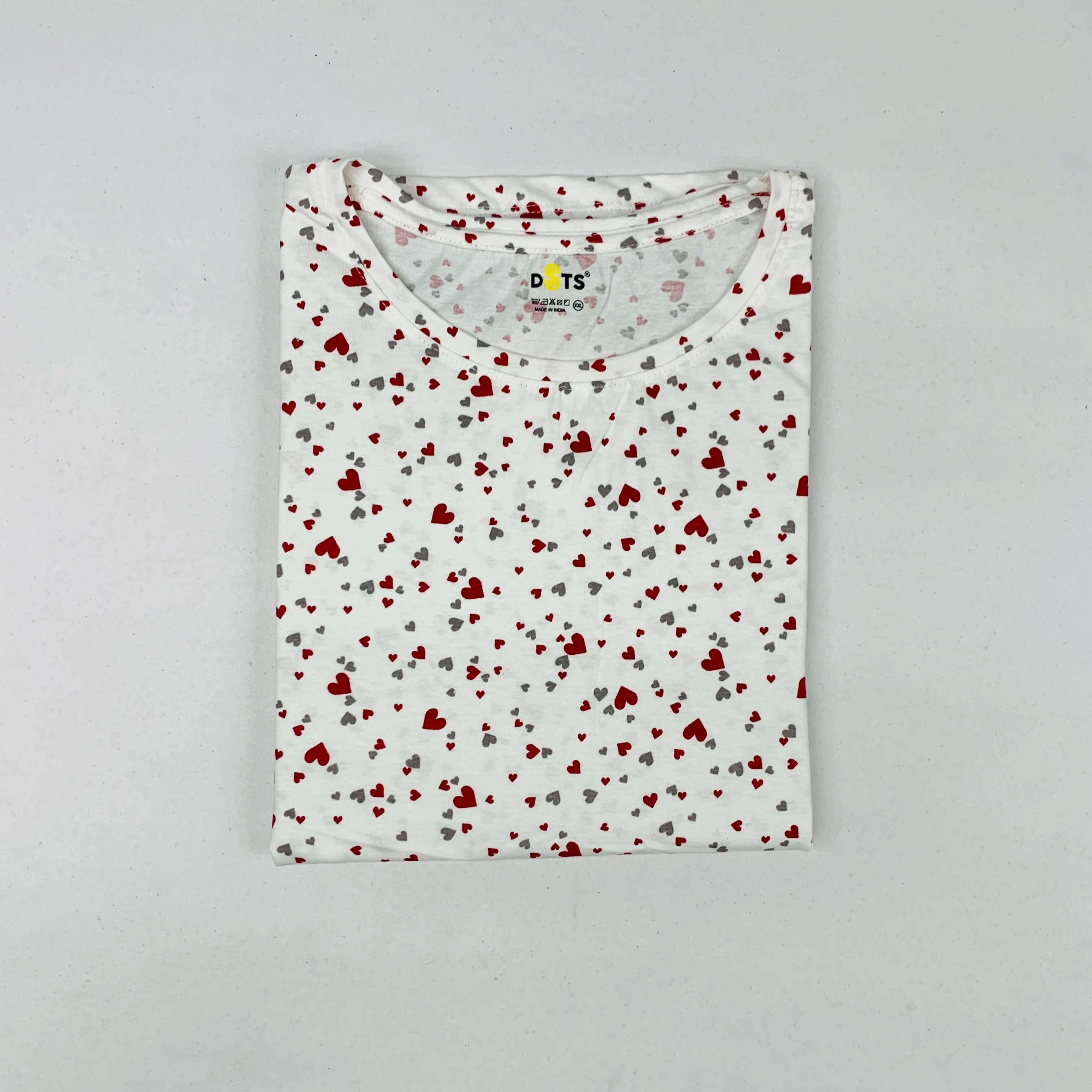 Dots Ladies Printed T-Shirt