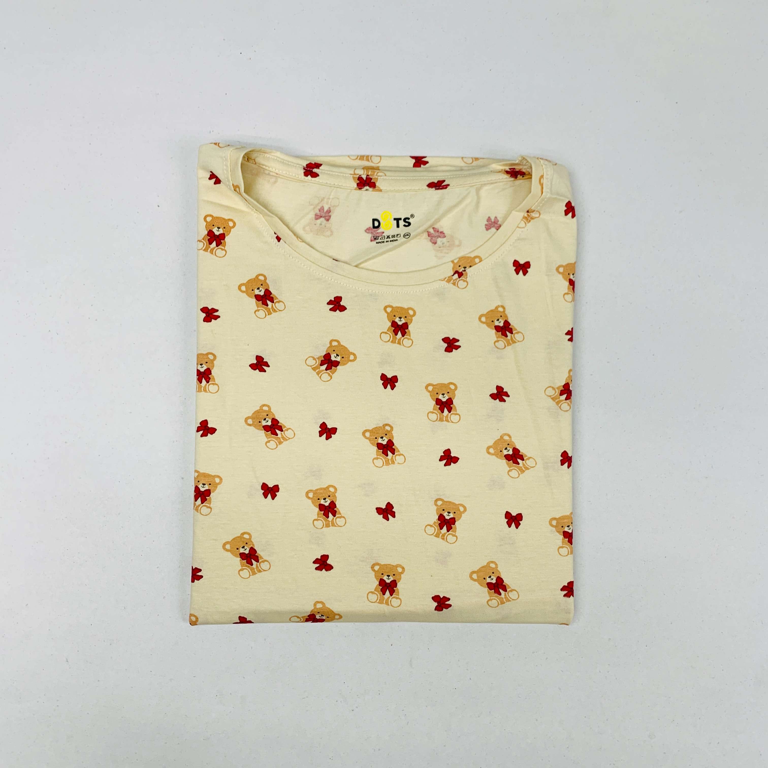 Dots Ladies Printed T-Shirt