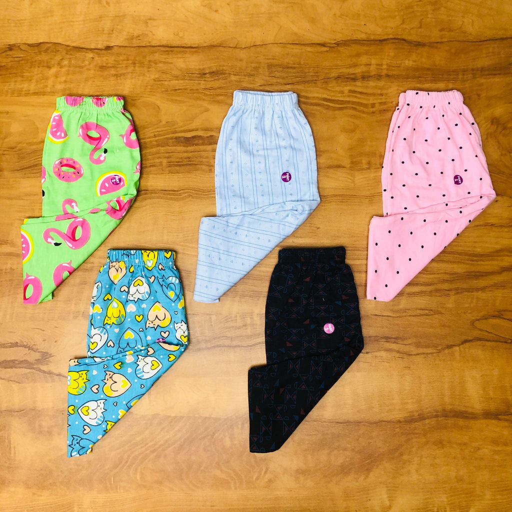 Unisex Kids Pants Pack of 5