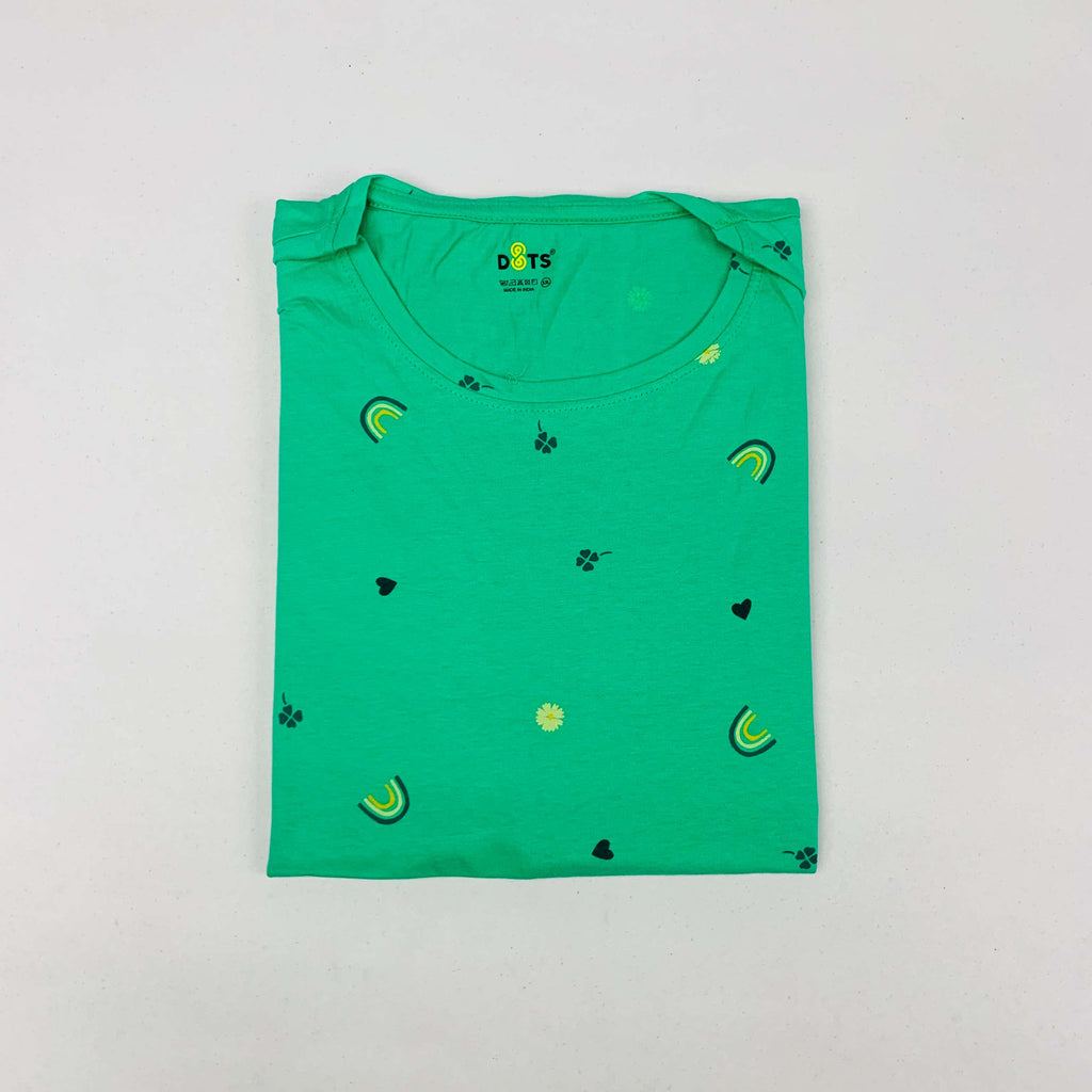 Dots Ladies Printed T-Shirt