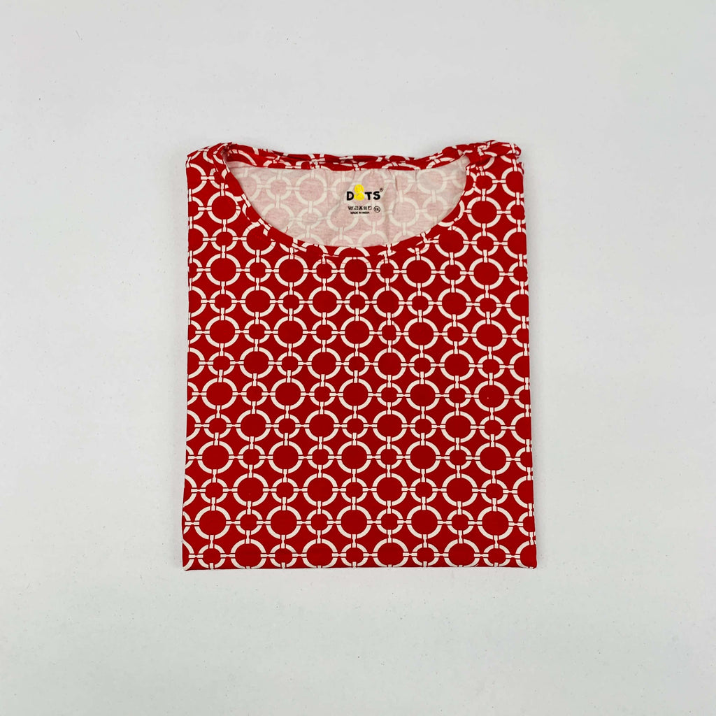 Dots Ladies Printed T-Shirt
