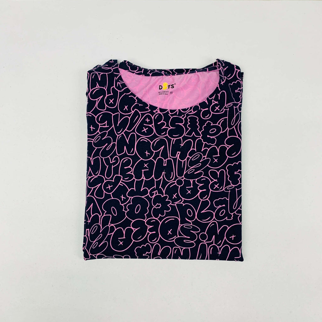 Dots Ladies Printed T-Shirt