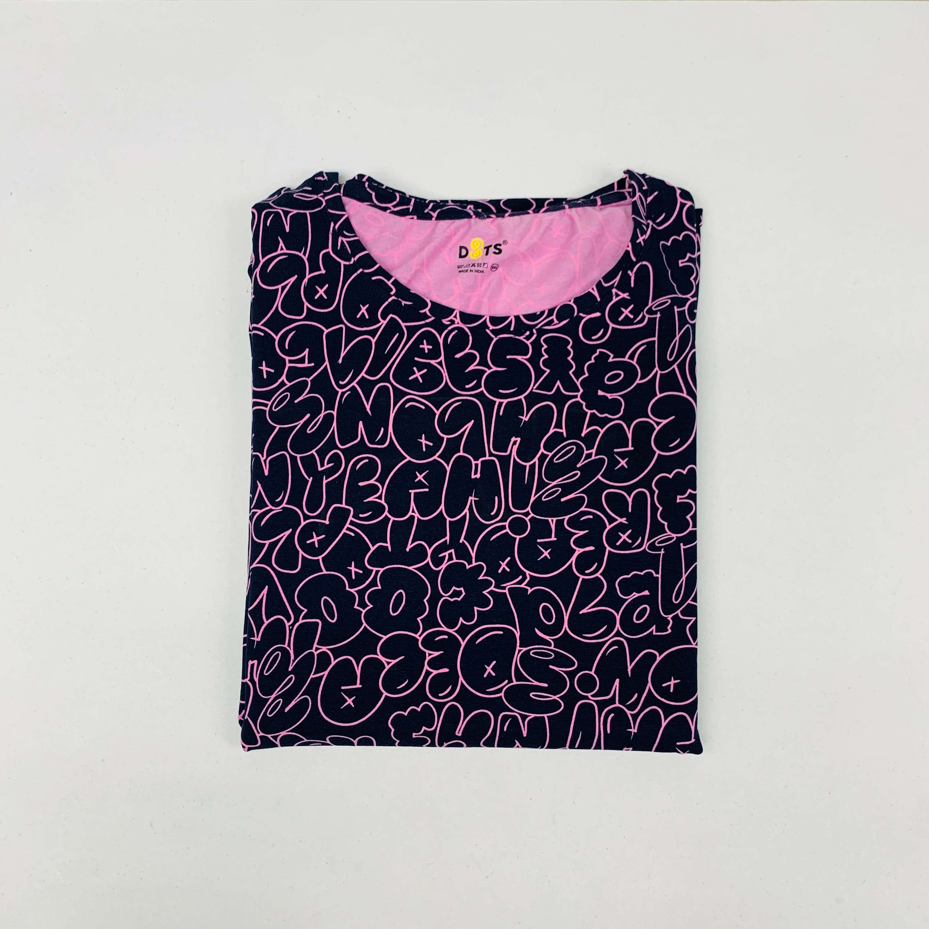 Dots Ladies Printed T-Shirt