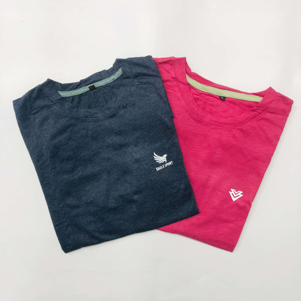 Classic Solid T-Shirt Combo Pack Of 2