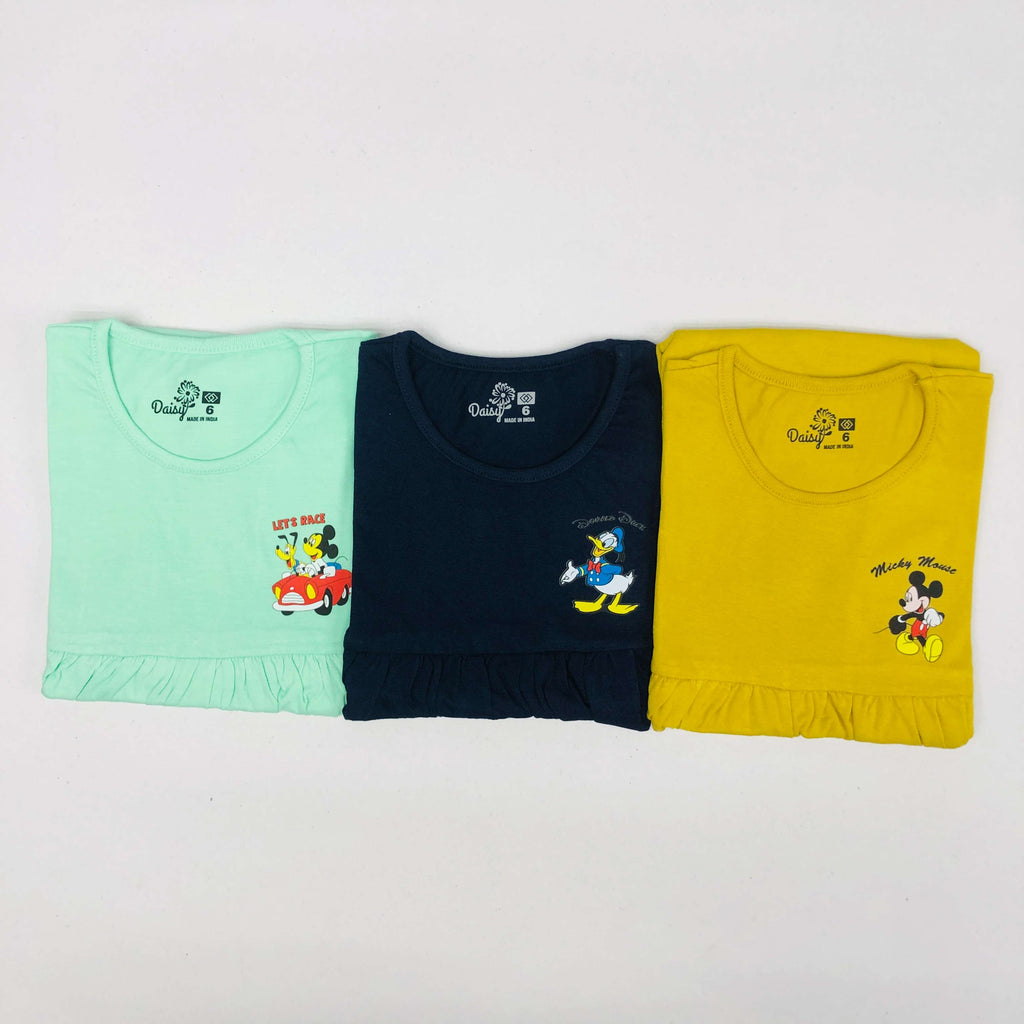 Daisy Frock Combo Pack Of 3
