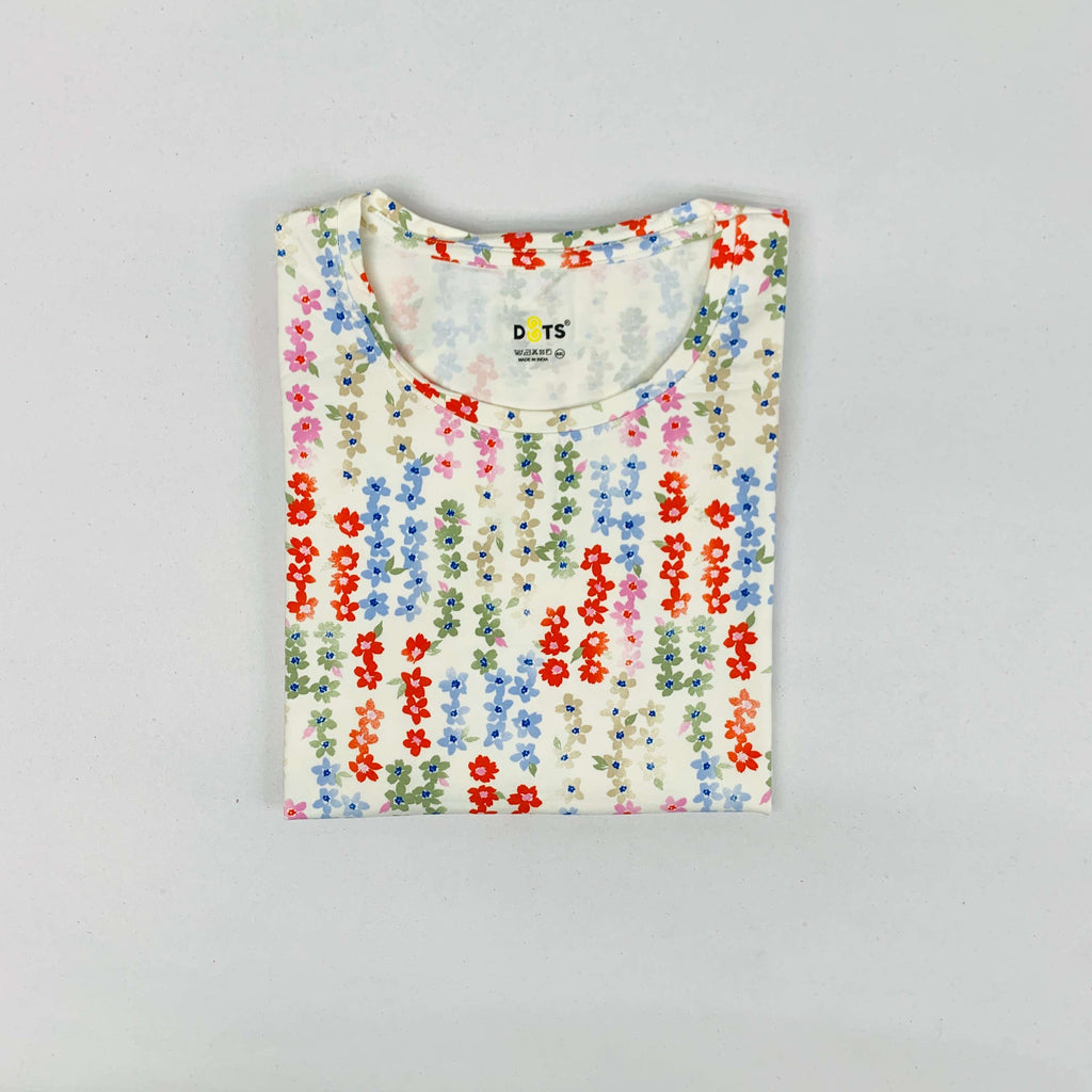 Dots Ladies Printed T-Shirt