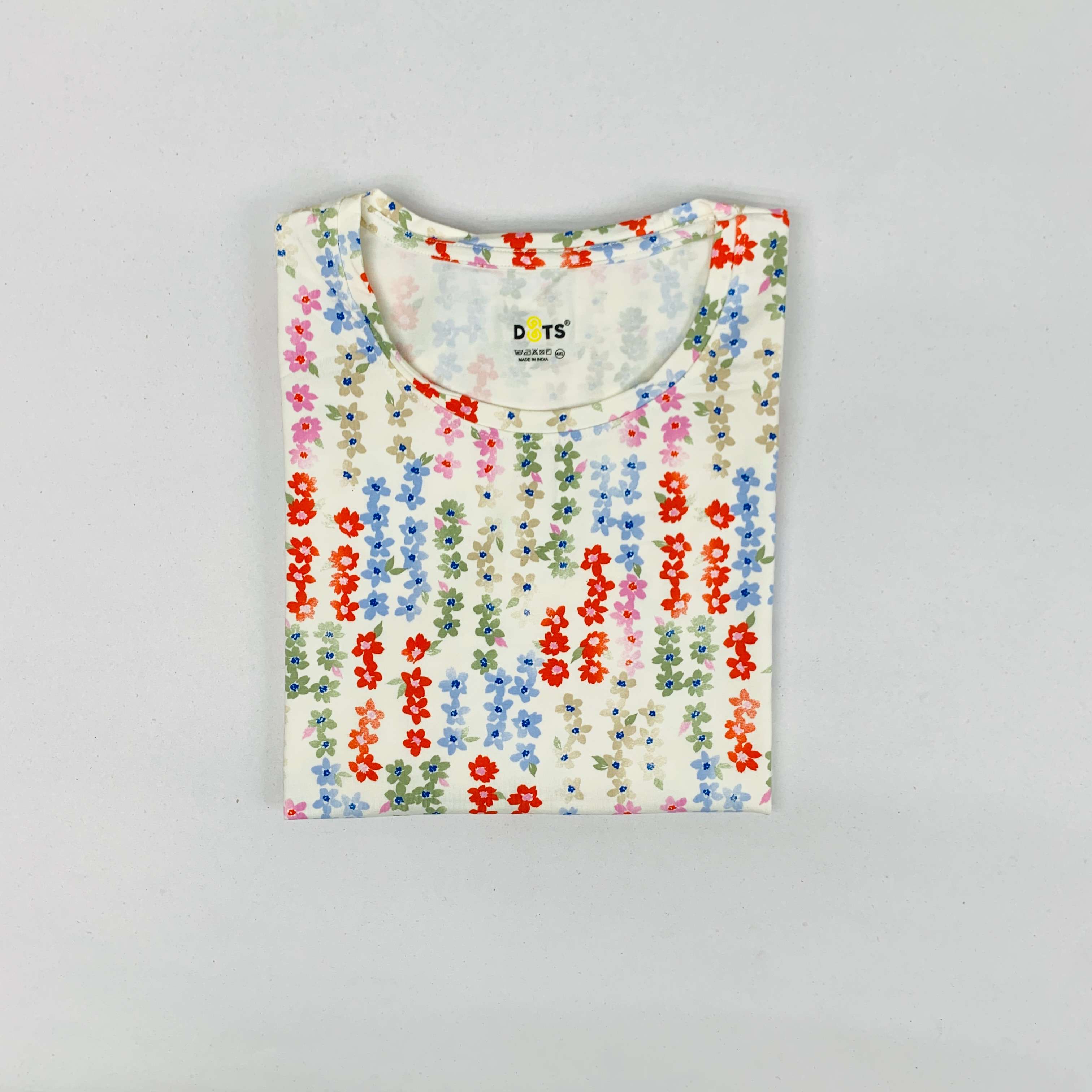 Dots Ladies Printed T-Shirt