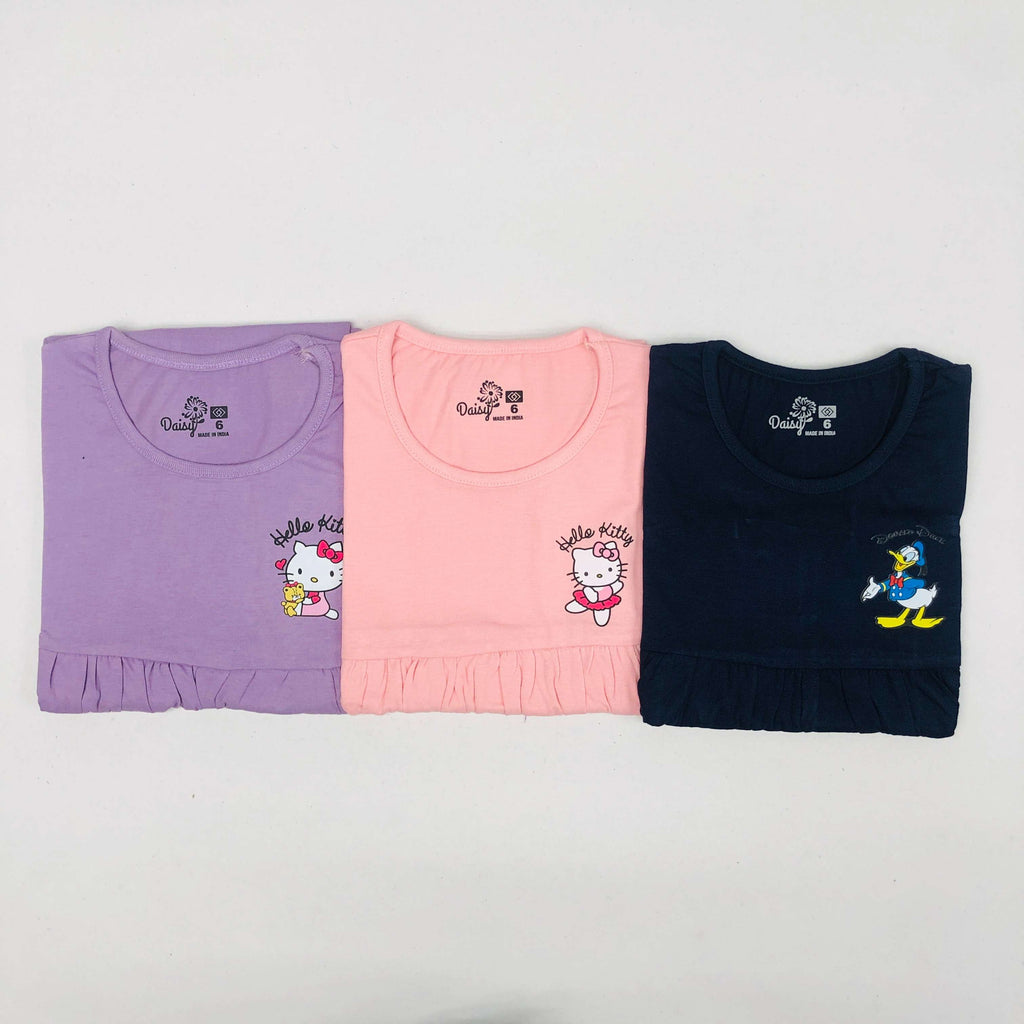 Daisy Frock Combo Pack Of 3