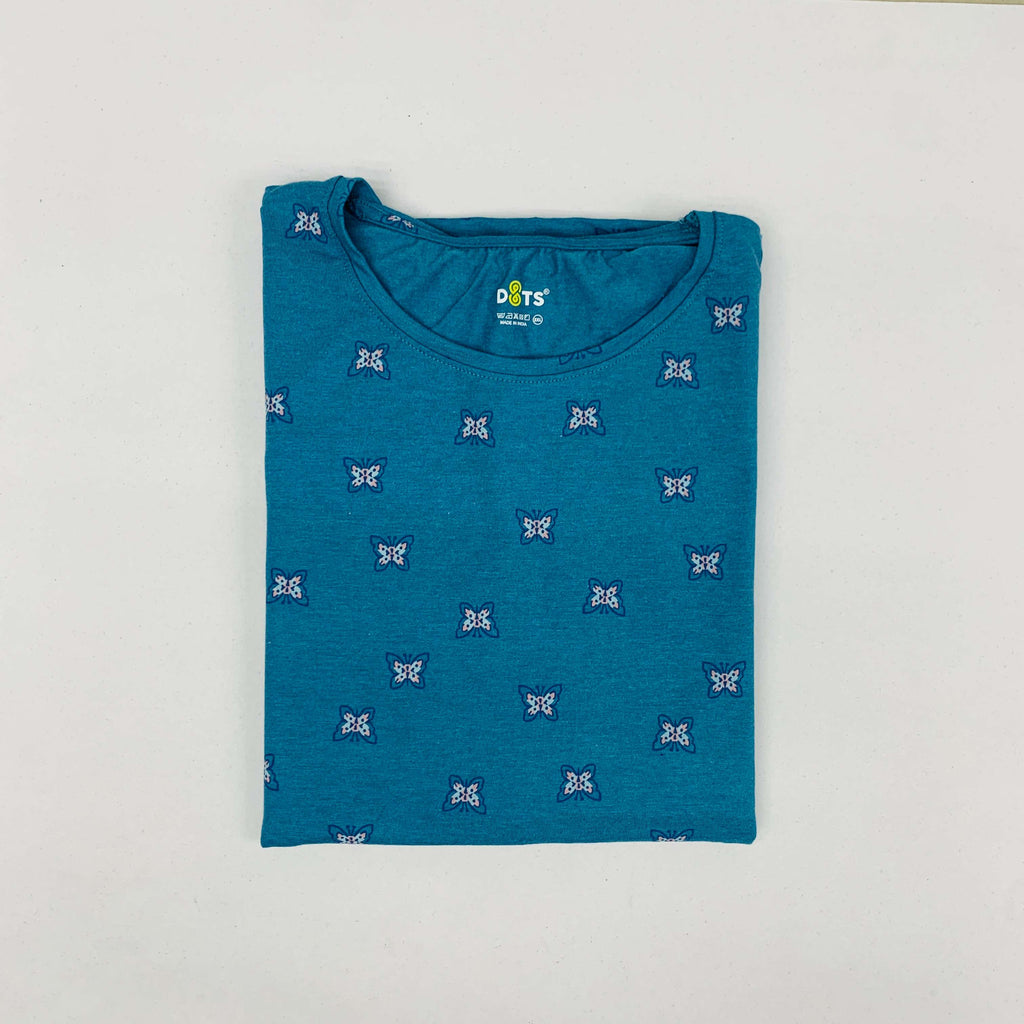 Dots Ladies Printed T-Shirt